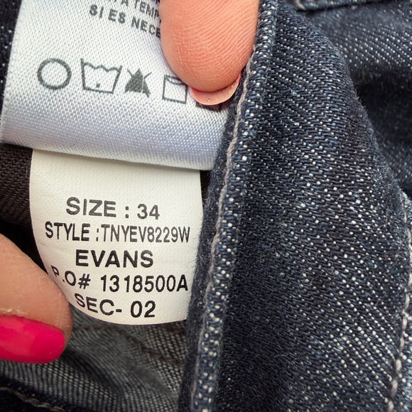 Mens Joe’s Jeans Size 34 X 30 Classic Straight Evans, Dark Blue Rinse Mid rise - Picture 7 of 9